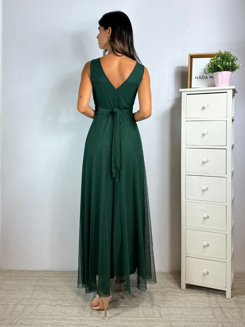 Abito Giulia cerimonia tulle smanicato