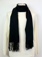 Sciarpa basic con frange