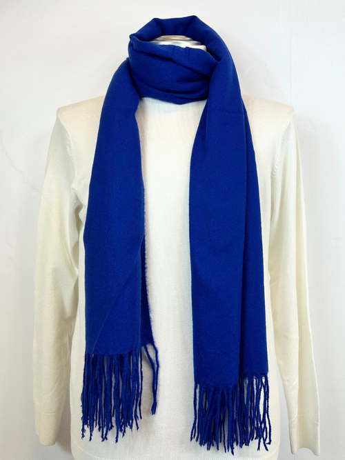 Sciarpa basic con frange