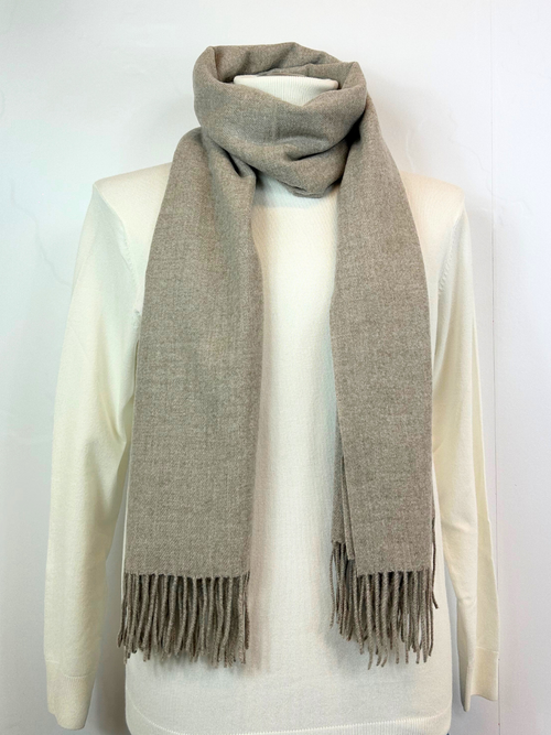 Sciarpa cashmere con frange