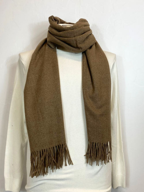 Sciarpa cashmere con frange