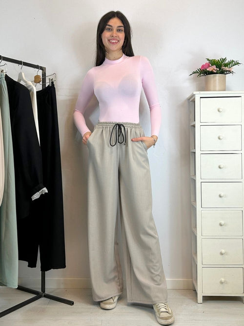 Body lupetto in lycra
