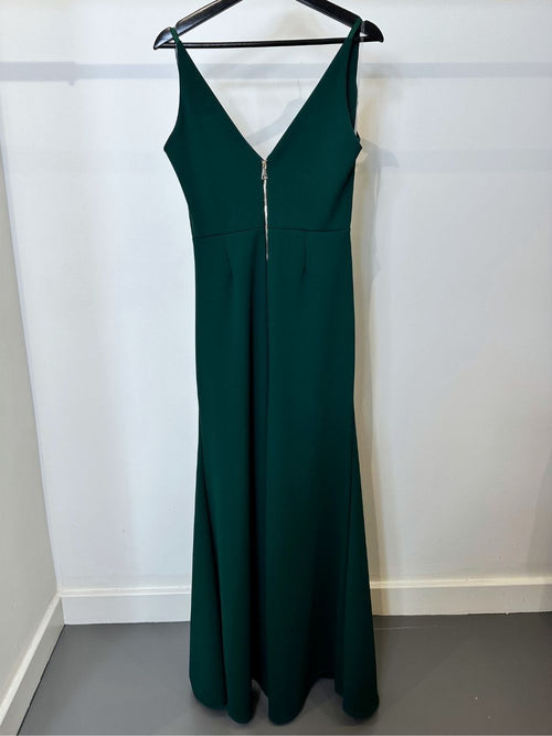 Abito cerimonia curvy sirena drappeggio