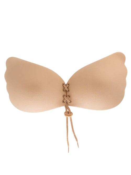Reggiseno autoadesivo a farfalla con laccio