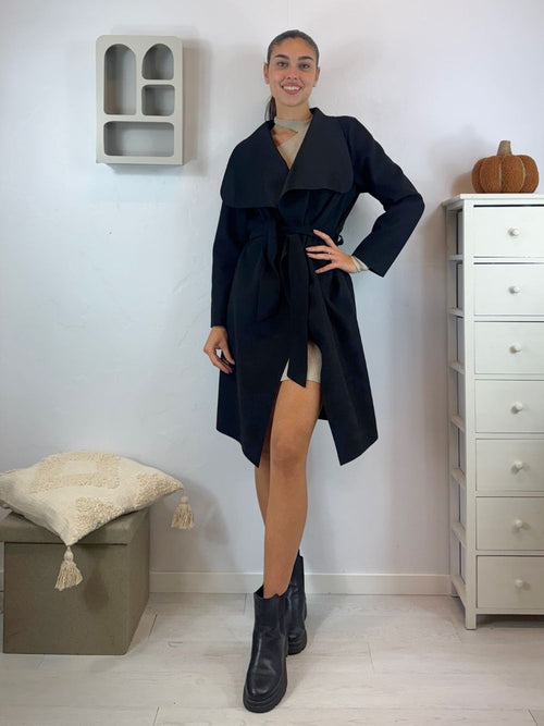 Cappotto punte cintura