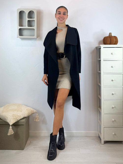 Cappotto punte cintura