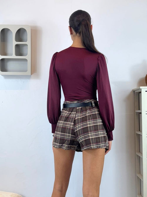 Body scollo v arricciato