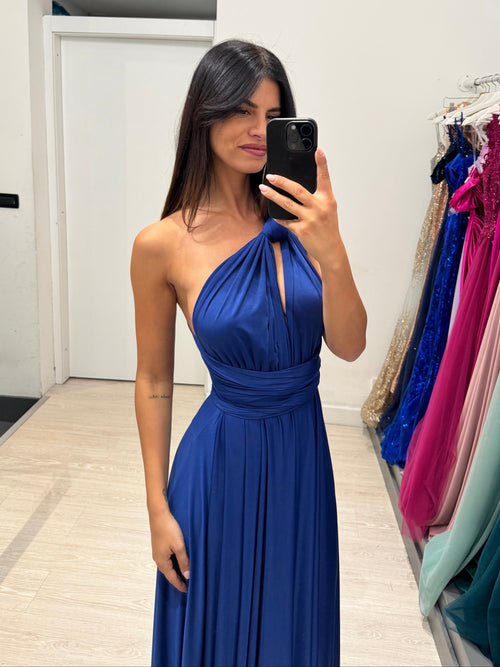 Abito cerimonia LILLI fasce lunghe