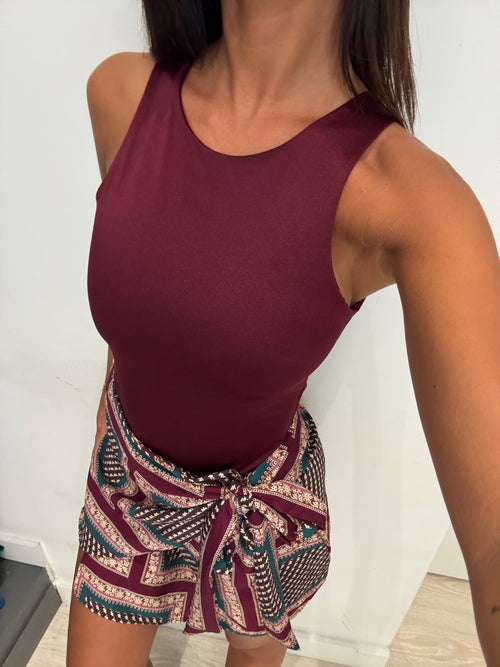 Body lycra smanicato