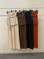 Completo top fascia con pantalone