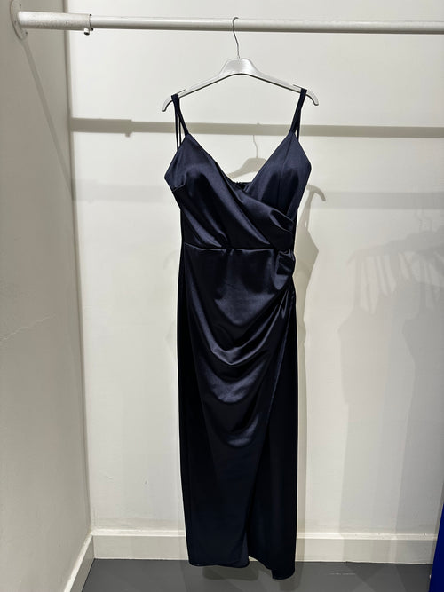 Abito maxi raso longuette tubino spacco