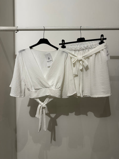 Shorts leggero con cintura