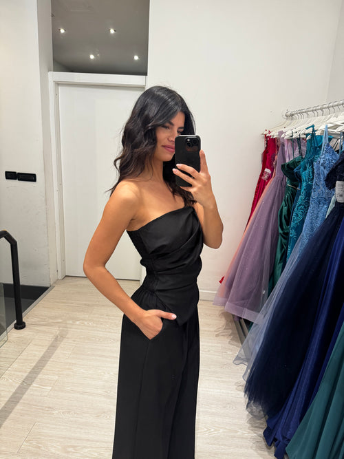 Completo top arricciato e pantalone
