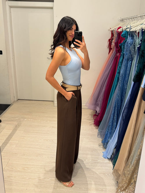 Body lycra smanicato
