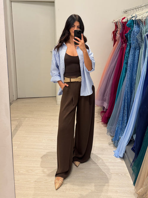 Camicia righe e strass