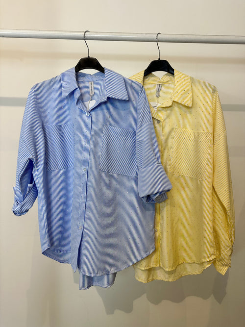 Camicia righe e strass