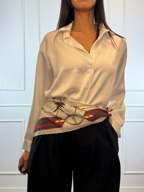 Camicia con foulard coordinato