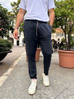 Pantalone lino gl elastico in vita