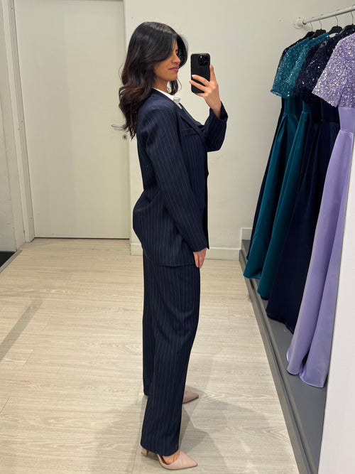 Completo gessato doppiopetto