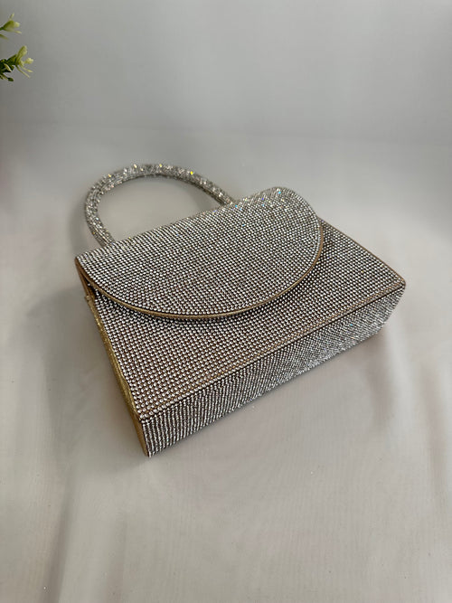 Borsa piccola tutta brilli chiusura tonda