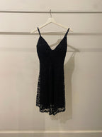 Vestito corto pizzo