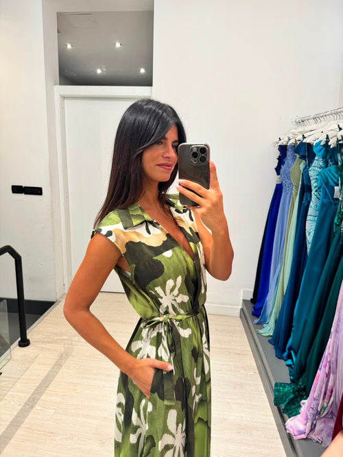 Vestito lungo kimono fantasia