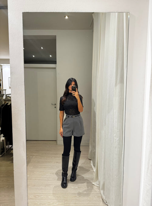 Completo giacca coreana e Shorts