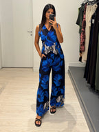 Completo fantasia fiori top e pantalone