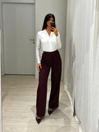Camicia elasticizzata a body