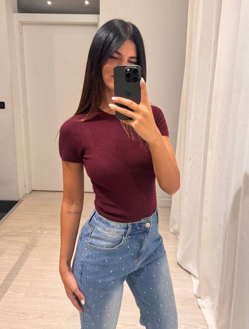 T-shirt in maglia