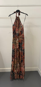Vestito Lungo cotone laccio collo
