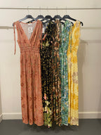Vestito lungo fantasy viscosa