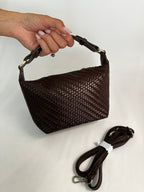 Borsa piccola intrecci ecopelle
