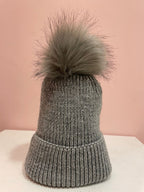 Cuffia ponpon lurex