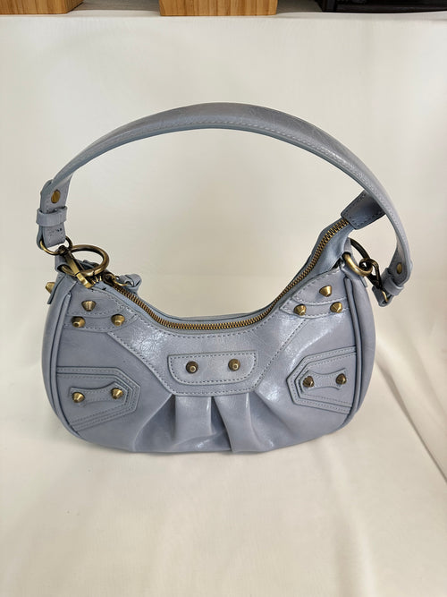 Borsa Nadia con borchie ecopelle