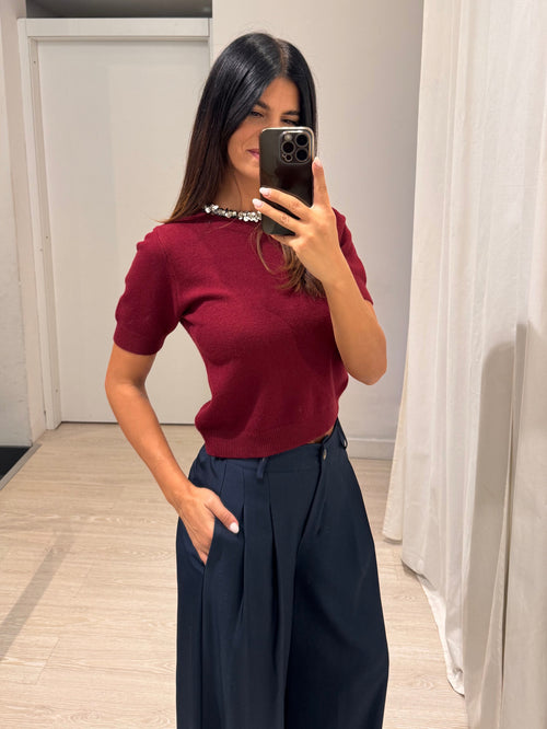 Pantalone EMI palazzo doppia pence