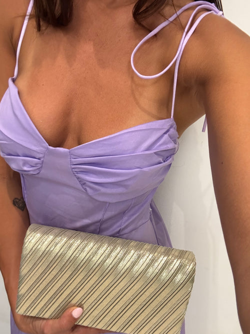 Vestito lungo cotone laccetti