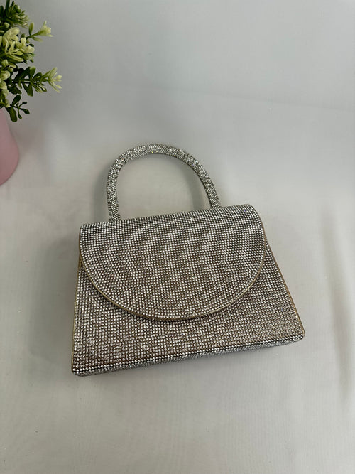 Borsa piccola tutta brilli chiusura tonda