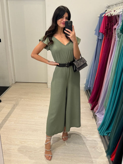 Cintura elasticizzata fibbia media marmo