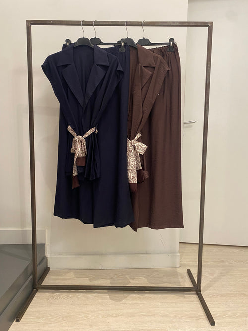 Completo Gilet con foulard