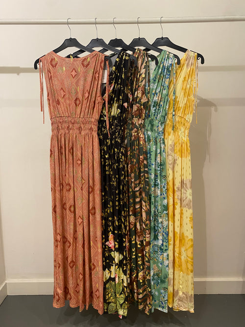 Vestito lungo fantasy viscosa