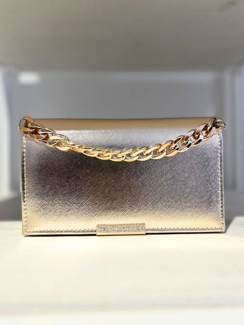 Pochette cerimonia con catena