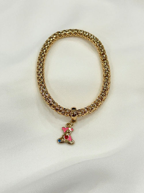 Bracciale con ciondolo orsetto