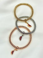Bracciale con ciondolo frutta