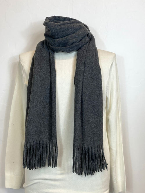 Sciarpa cashmere con frange