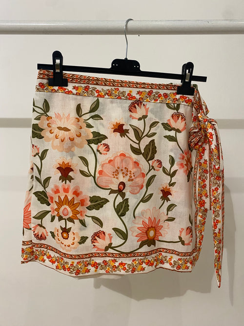 Shorts pareo floreale