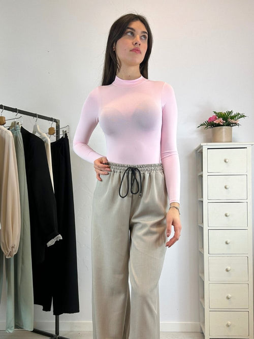 Body lupetto in lycra