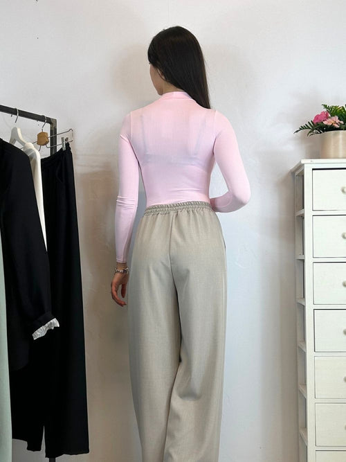 Body lupetto in lycra