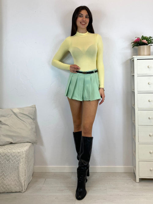 Body lupetto in lycra