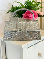 Borsa piccola strass e fibbia